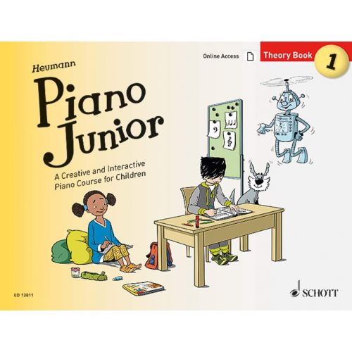 Schott Heumann Piano Junior Lesson & Theory Book 1, Lesson & Theory Book 2, Lesson & Theory Book 3, Lesson & Theory Book 4