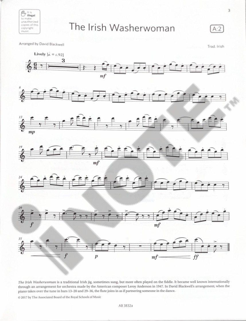 ABRSM Flute Exam Pack Grade 3 2018-2021 Selected exam pieces Scales & arpeggios Sight reading