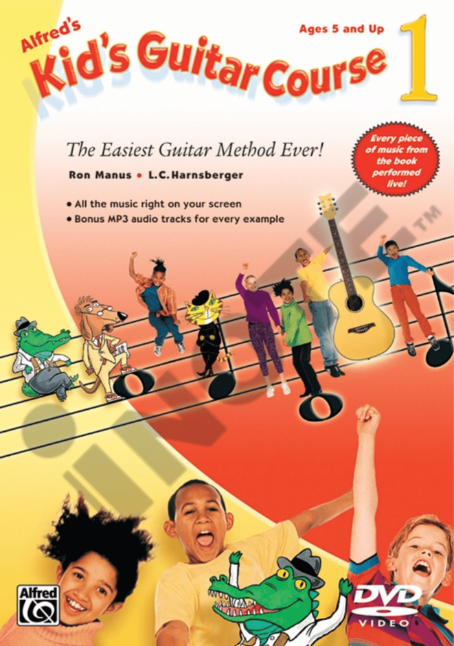 Alfred's Kid's Guitar Course 1 The Easiest Guitar Method Ever! Guitar Book