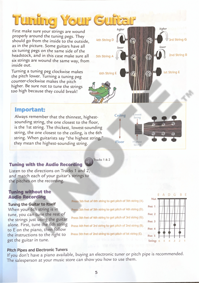 Alfred's Kid's Guitar Course 1 The Easiest Guitar Method Ever! Guitar Book