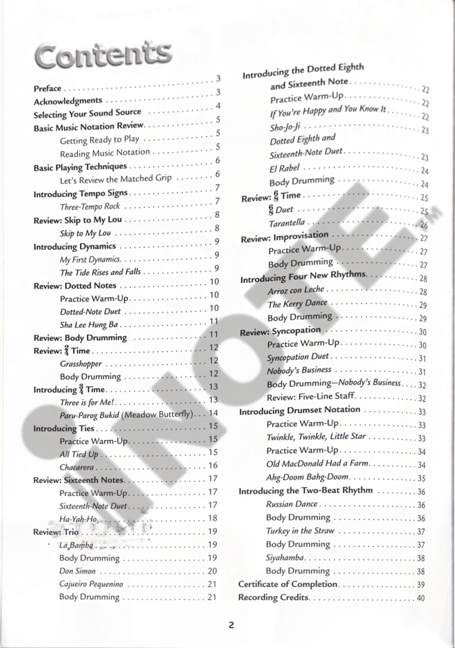 Alfred's Kid's Drum Course 2 The Easiest Drum Method Ever! Drum Book