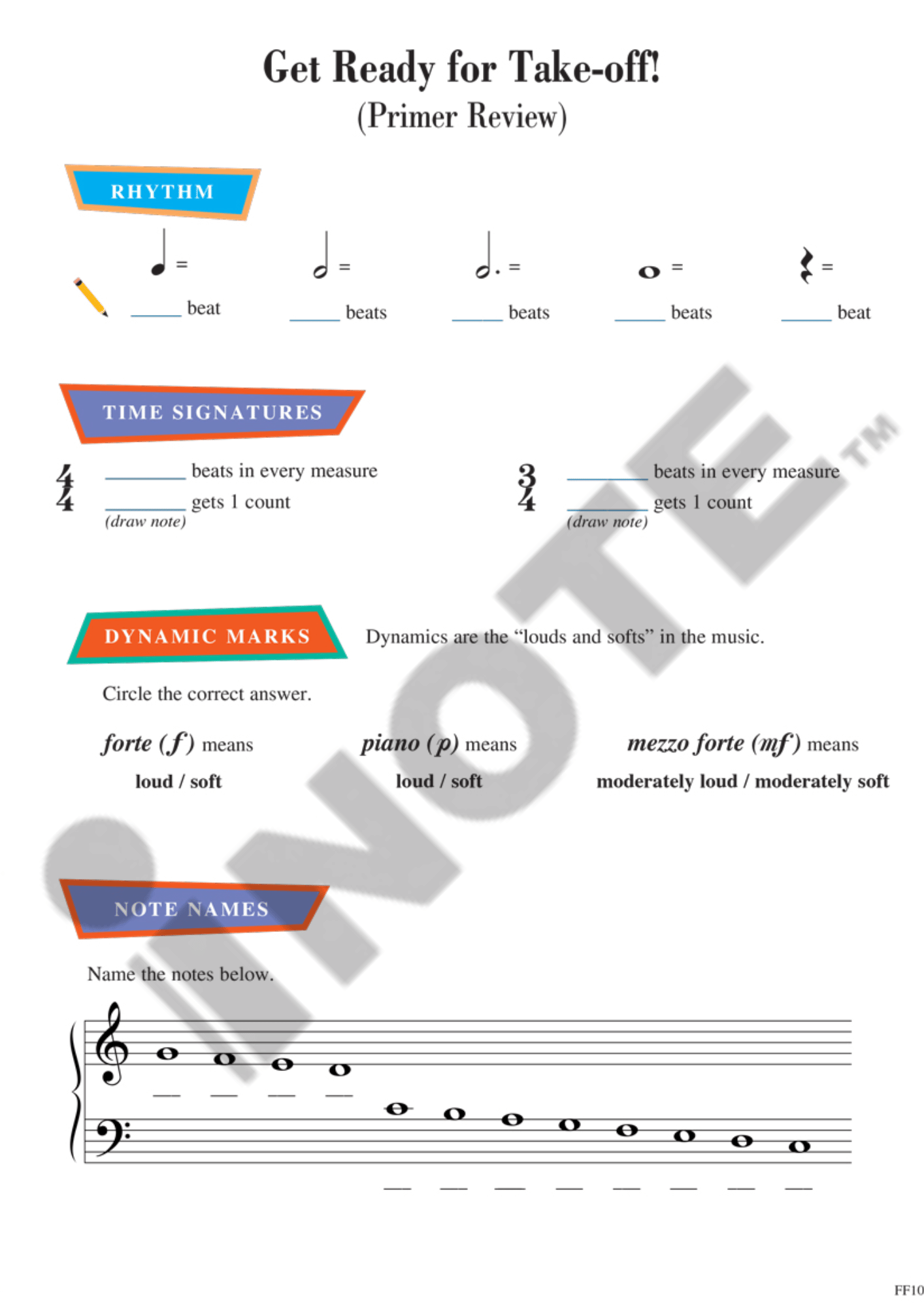 Faber Piano Adventures® Level 1 Lesson Book