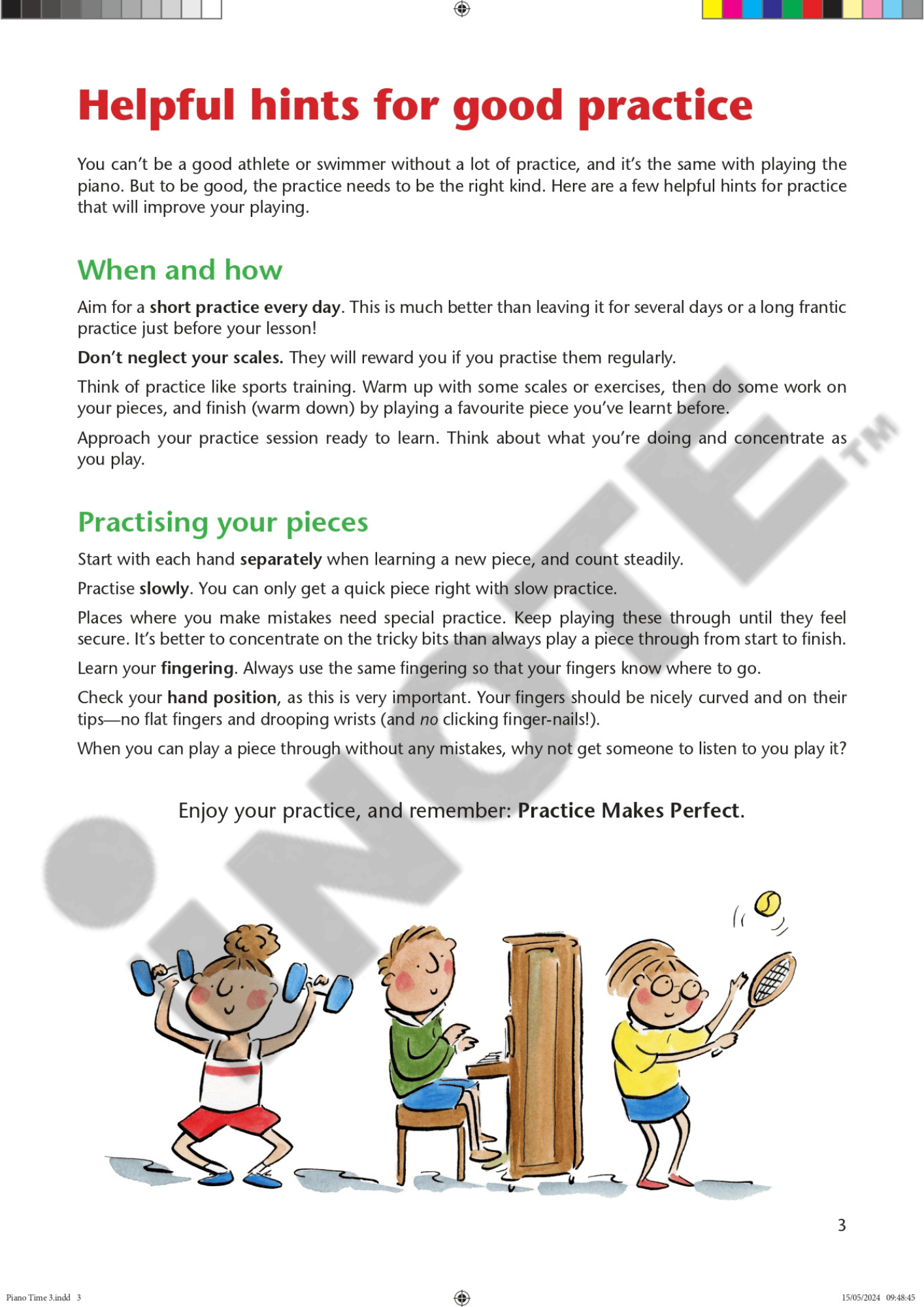 Oxford University Press Pauline Hall Piano Time 3 (New Edition) Piano Book