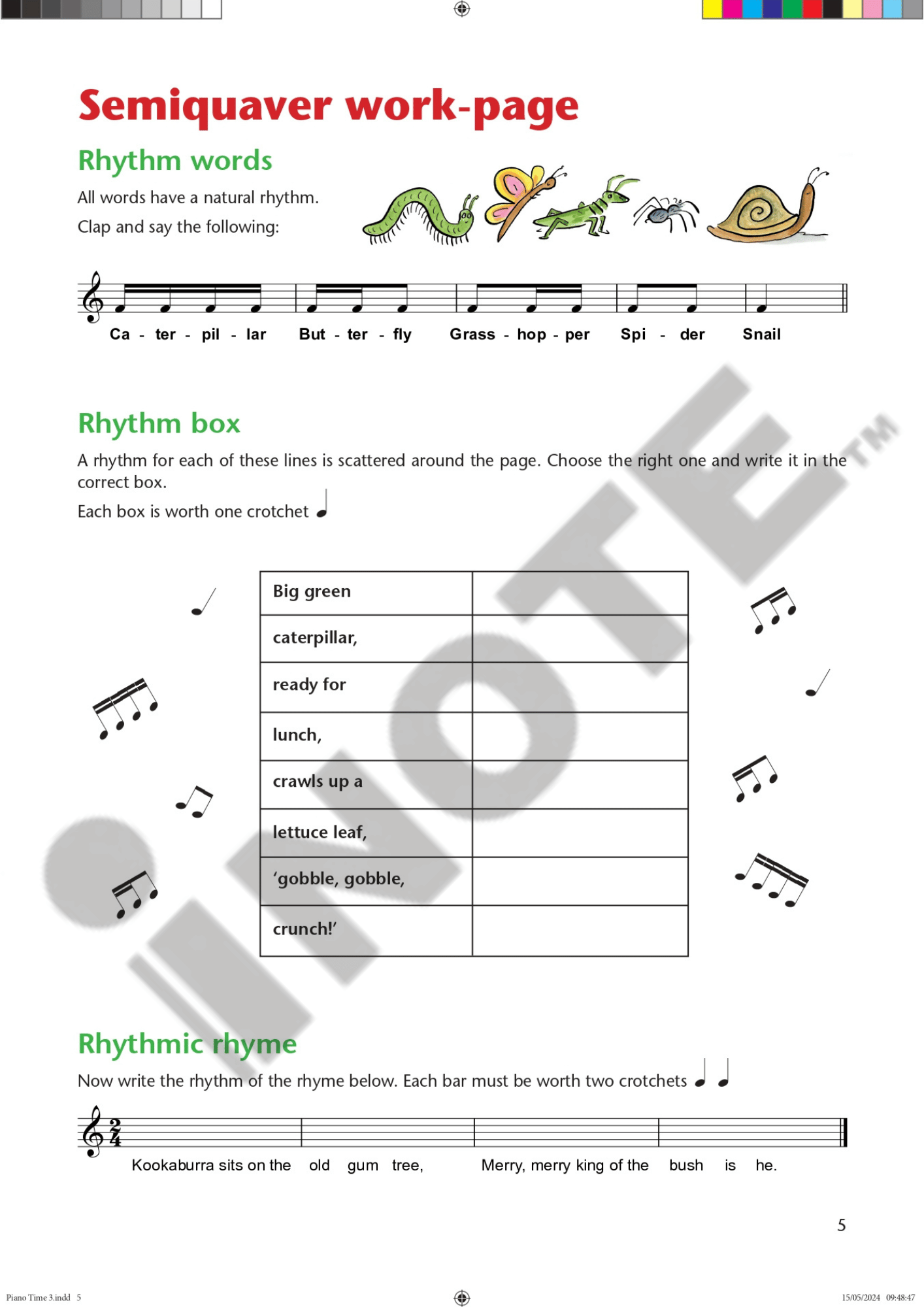 Oxford University Press Pauline Hall Piano Time 3 (New Edition) Piano Book