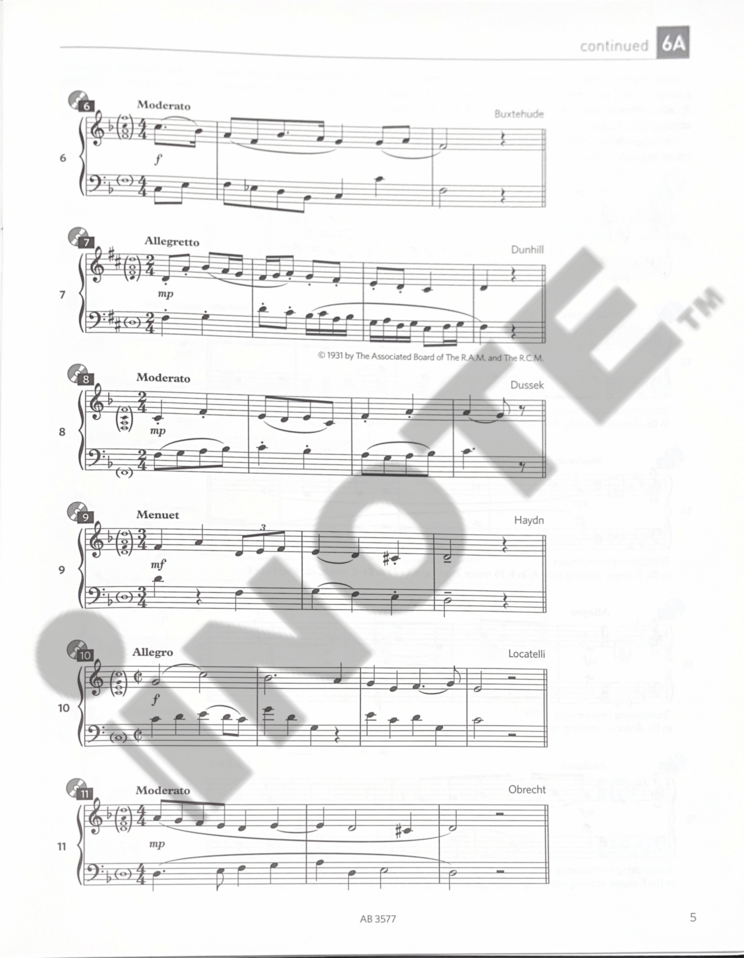 ABRSM Grade 6 Specimen Aural Tests from 2011 with CD and Answers Book