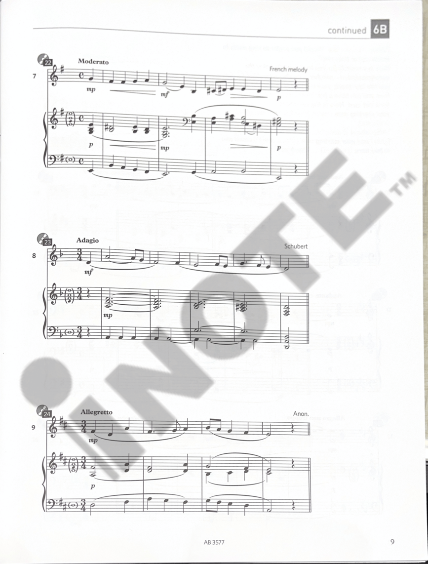 ABRSM Grade 6 Specimen Aural Tests from 2011 with CD and Answers Book