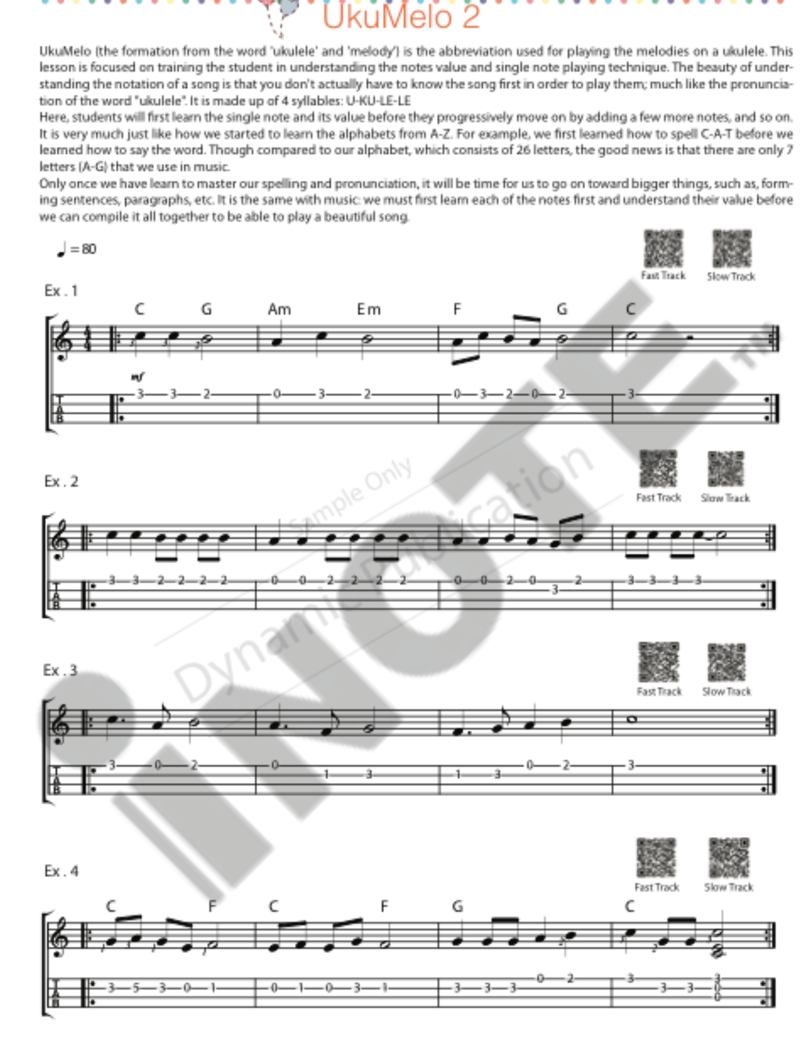 Dynamic Publication Uku-Lili Book 2 Ukulele