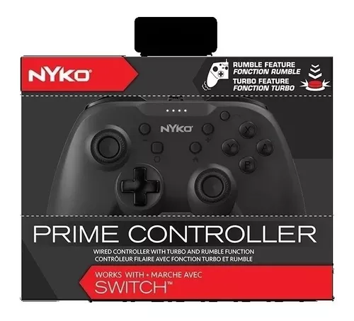 Controle com Fio Prime Turbo da Nyko para Nintendo Switch