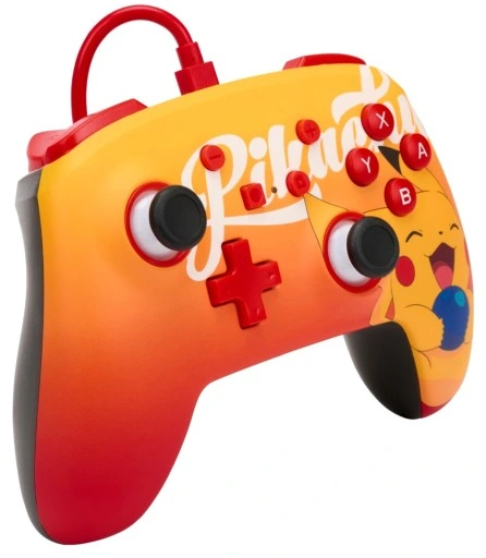 Controle com Fio Pokémon Oran Berry Pikachu Power A para Nintendo Switch