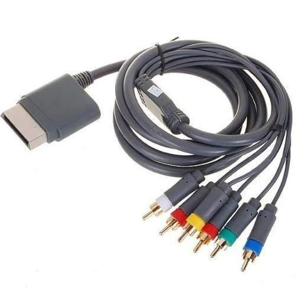 Cabo Vídeo Componente para Xbox 360 Fat e Slim