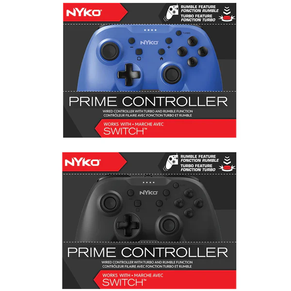 Controle com Fio Prime Turbo da Nyko para Nintendo Switch