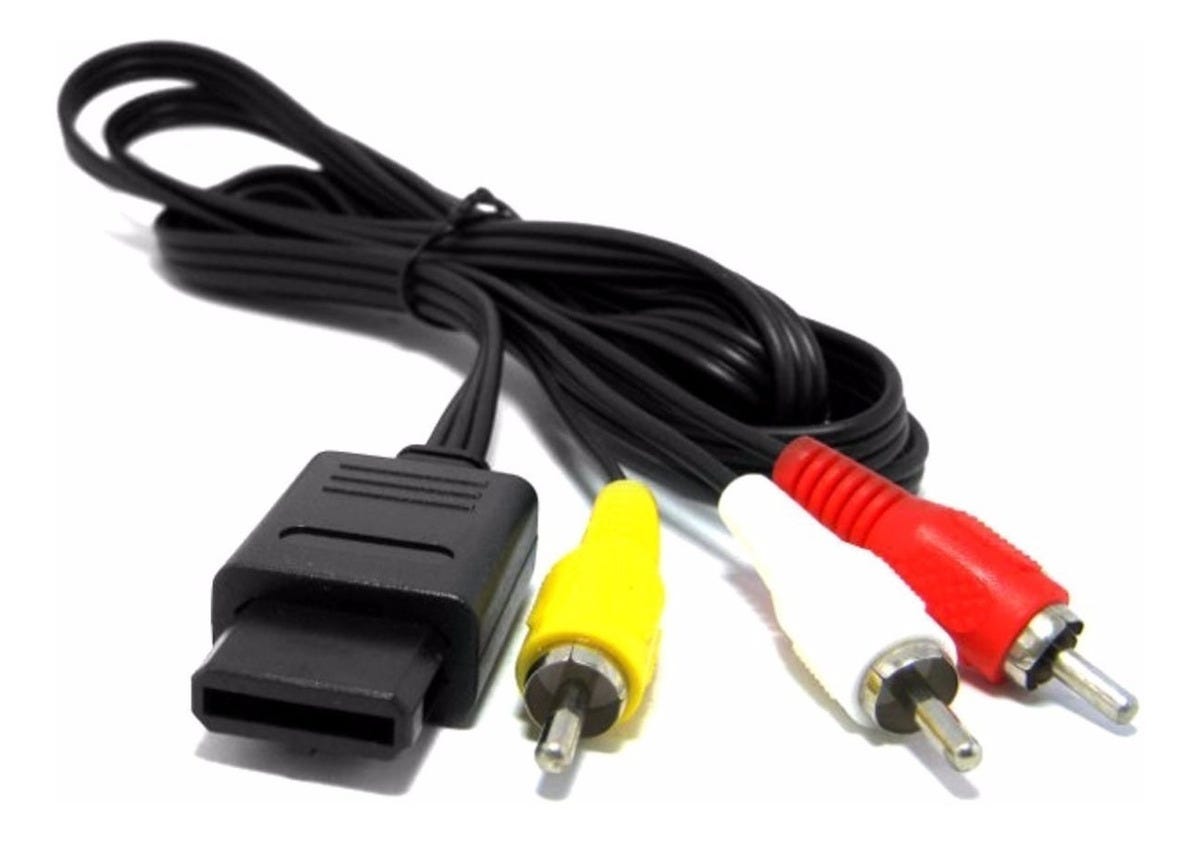 Cabo Áudio e Vídeo Super Nintendo, Nintendo64 e Game Cube