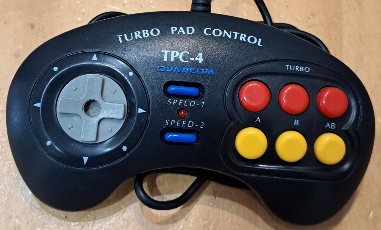 Controle TPC-4 Dynacom para Master System e Atari