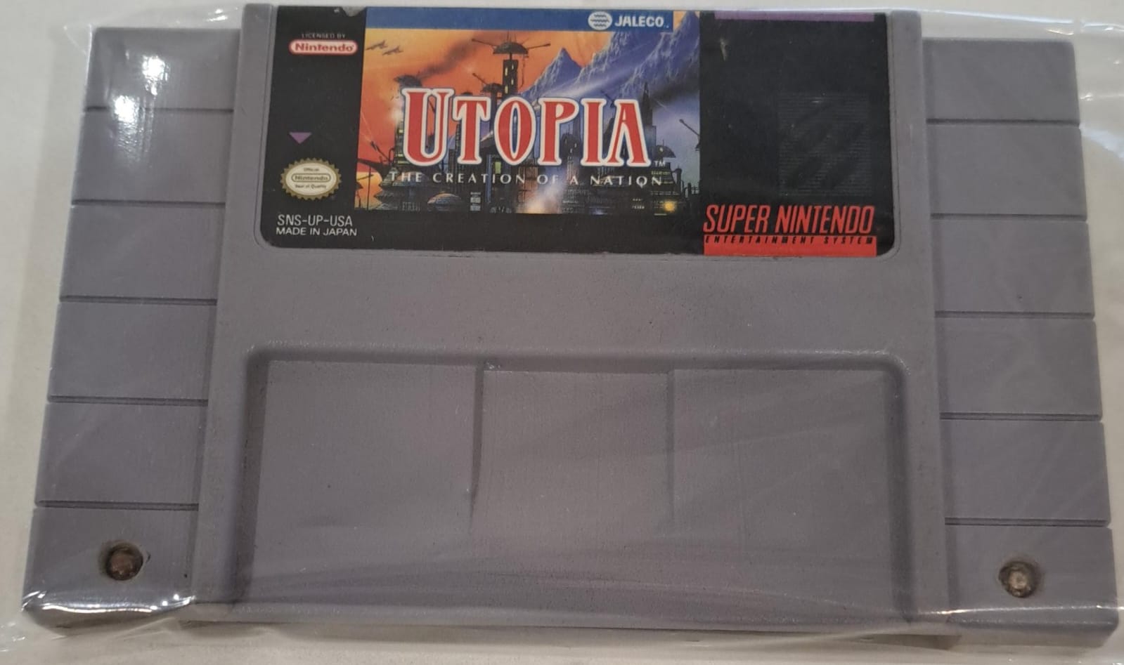 Utopia The Creation of a Nation Original Super Nintendo