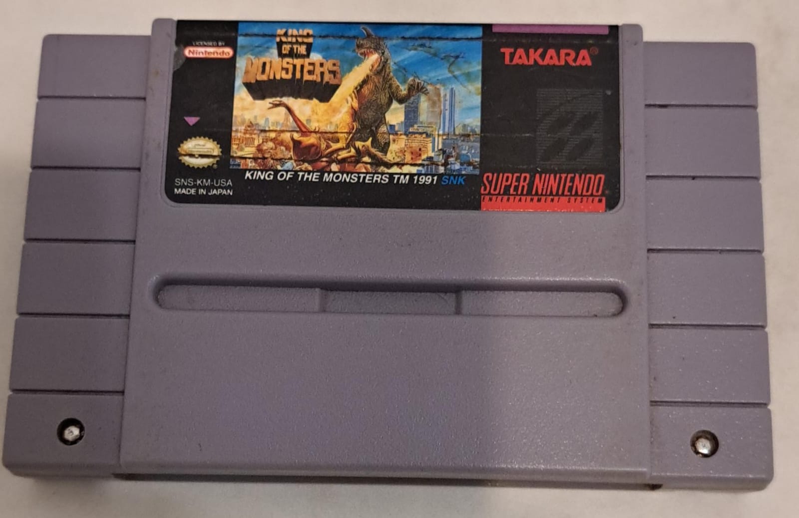 King Of The Monsters Original Super Nintendo