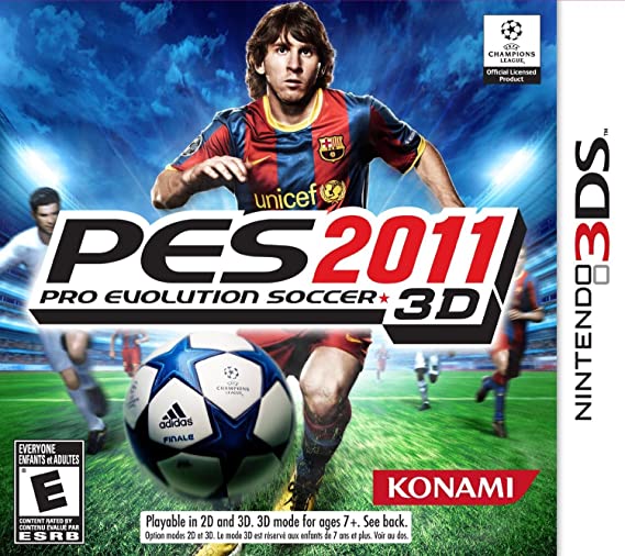 PES 2011 Pro Evolution Soccer 3D Nintendo 3Ds