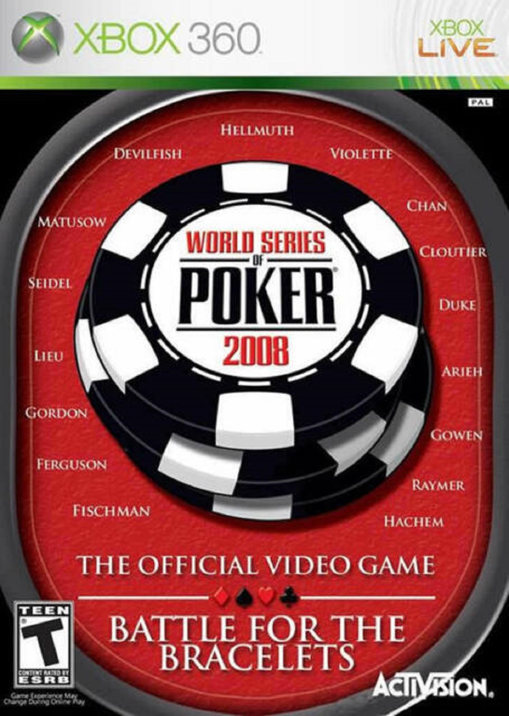 World Series of Poker 2008 Xbox 360