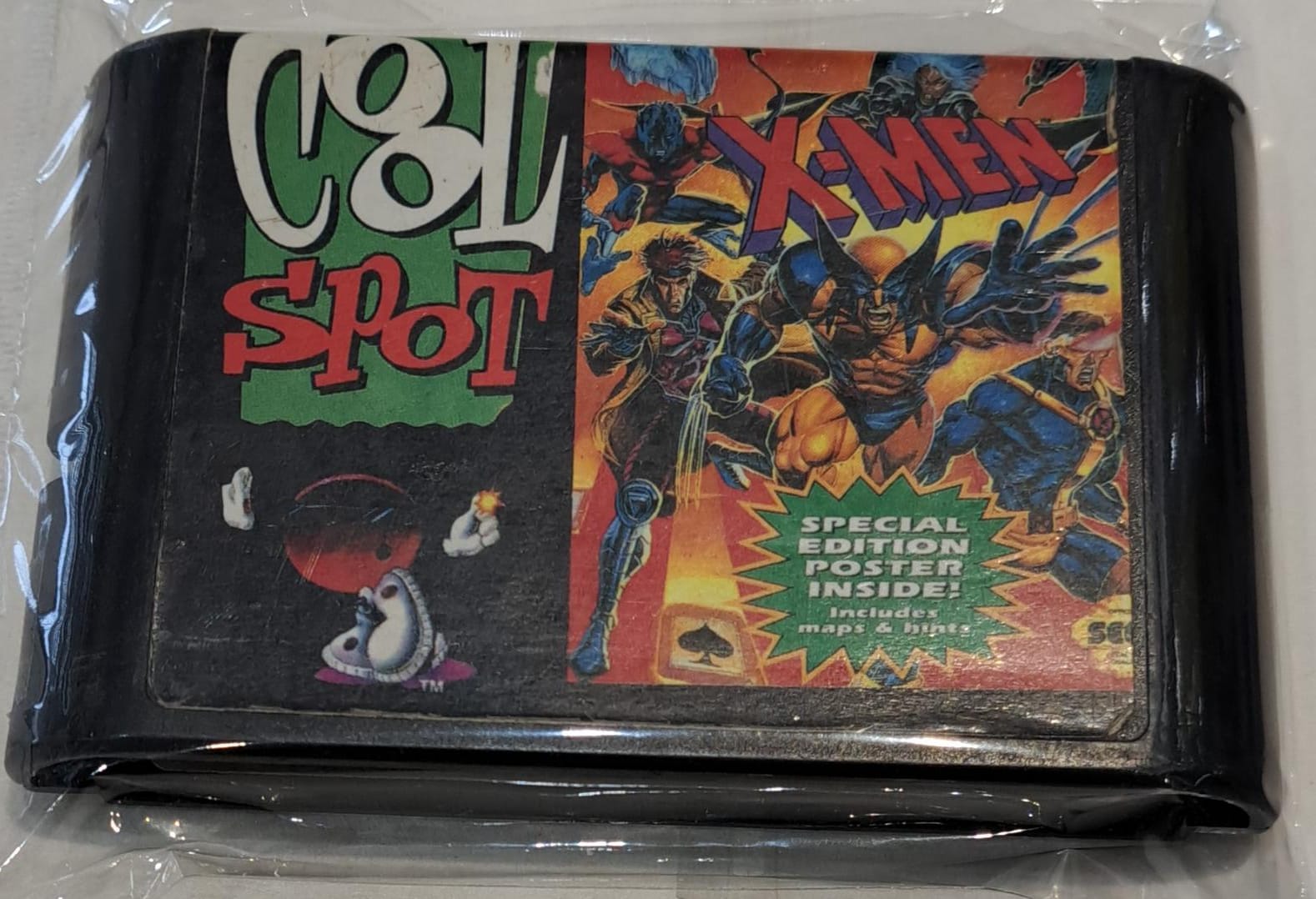 Cartucho 2 em 1 X-Men/Cool Spoot Mega Drive