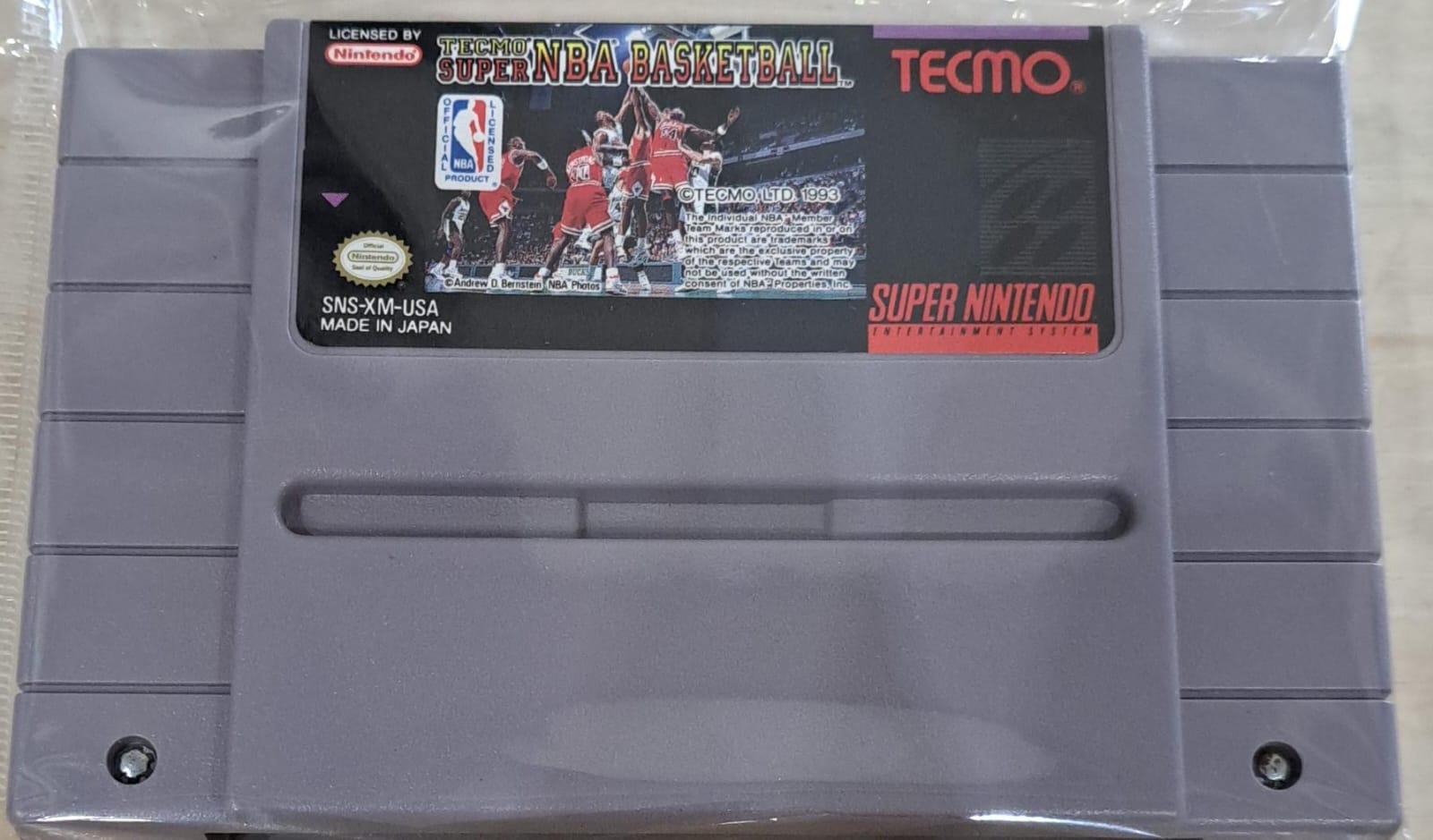 Tecmo Super NBA Basketball Super Nintendo