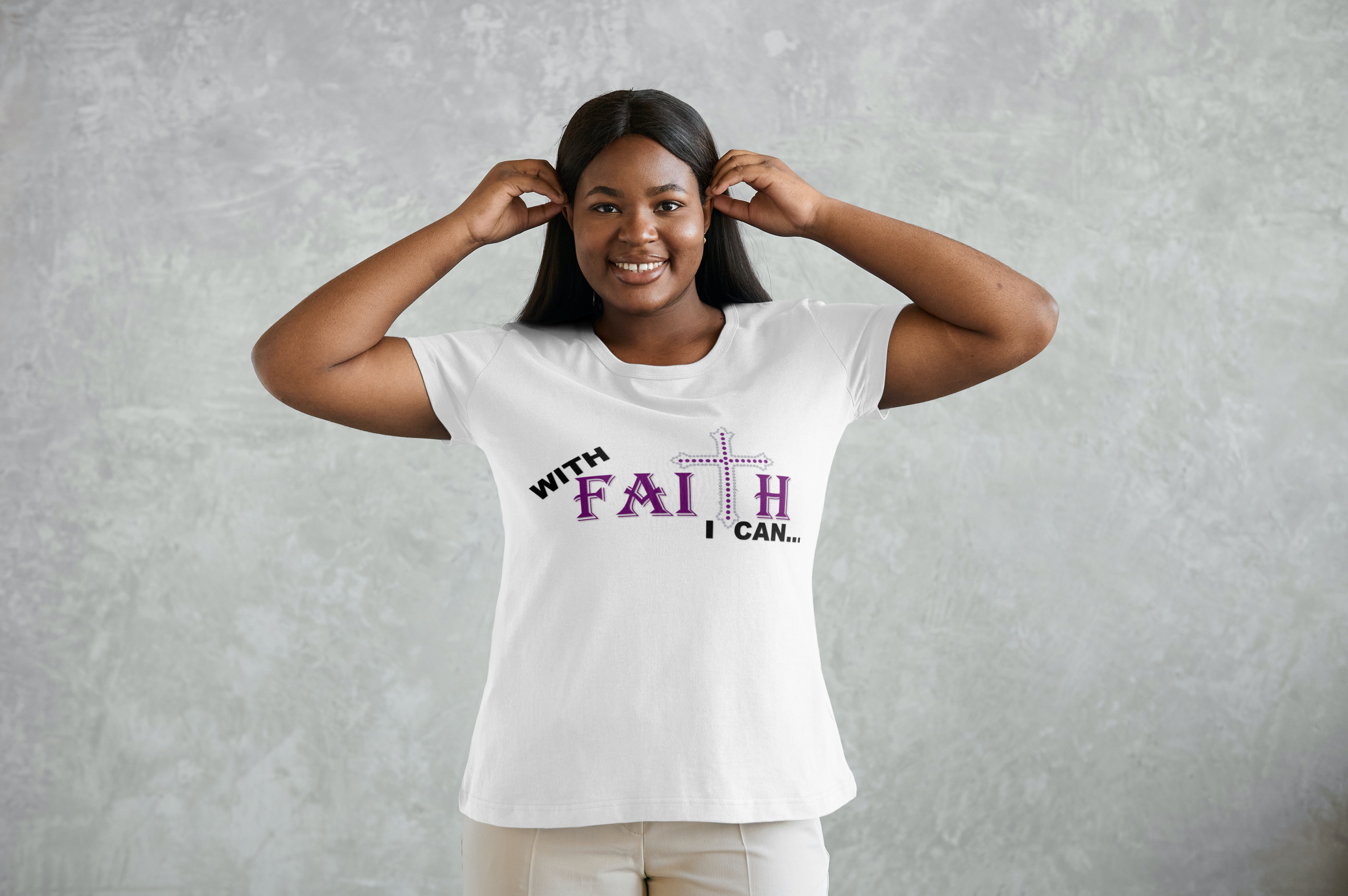 With Faith Statement Tee