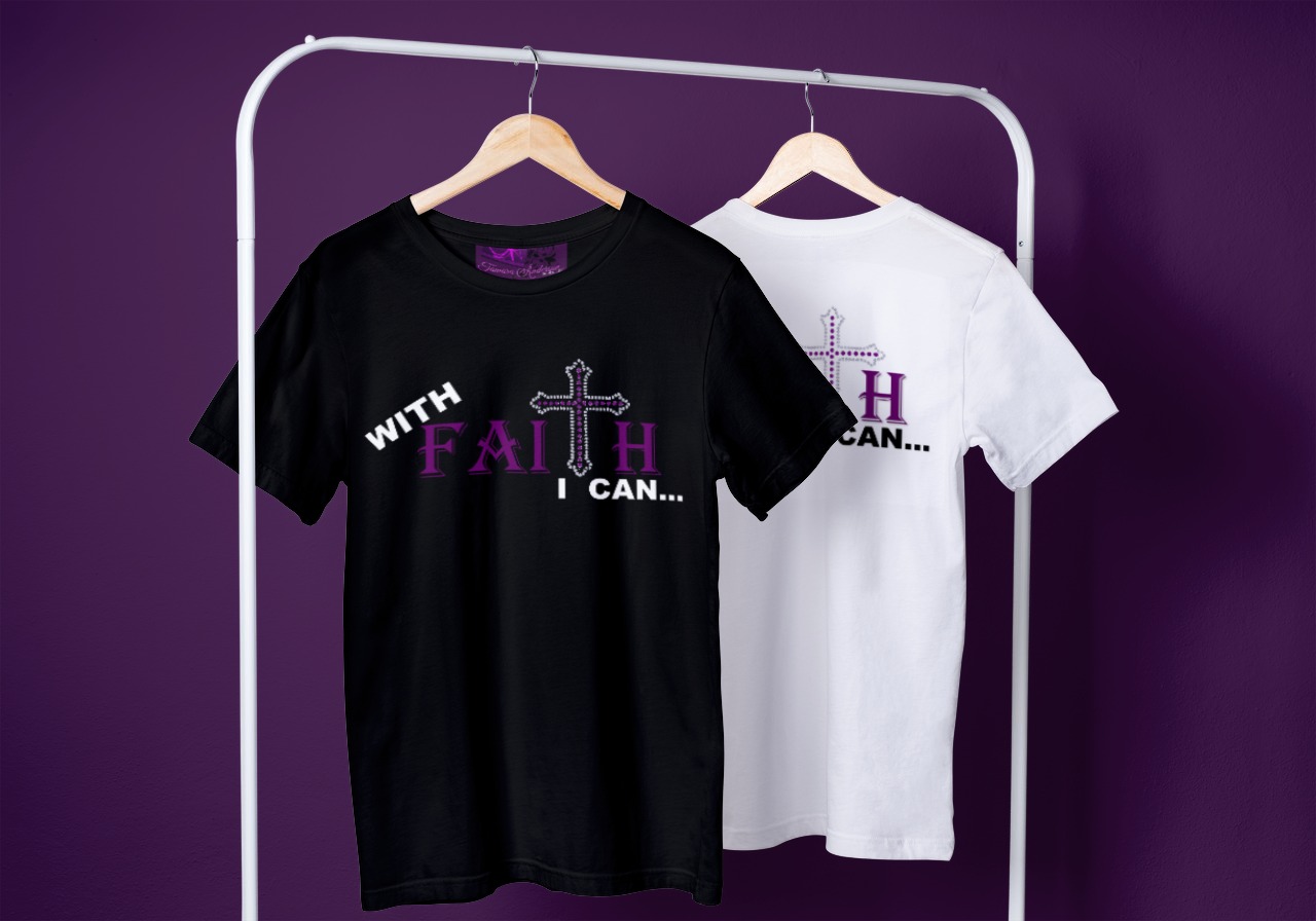 With Faith Statement Tee