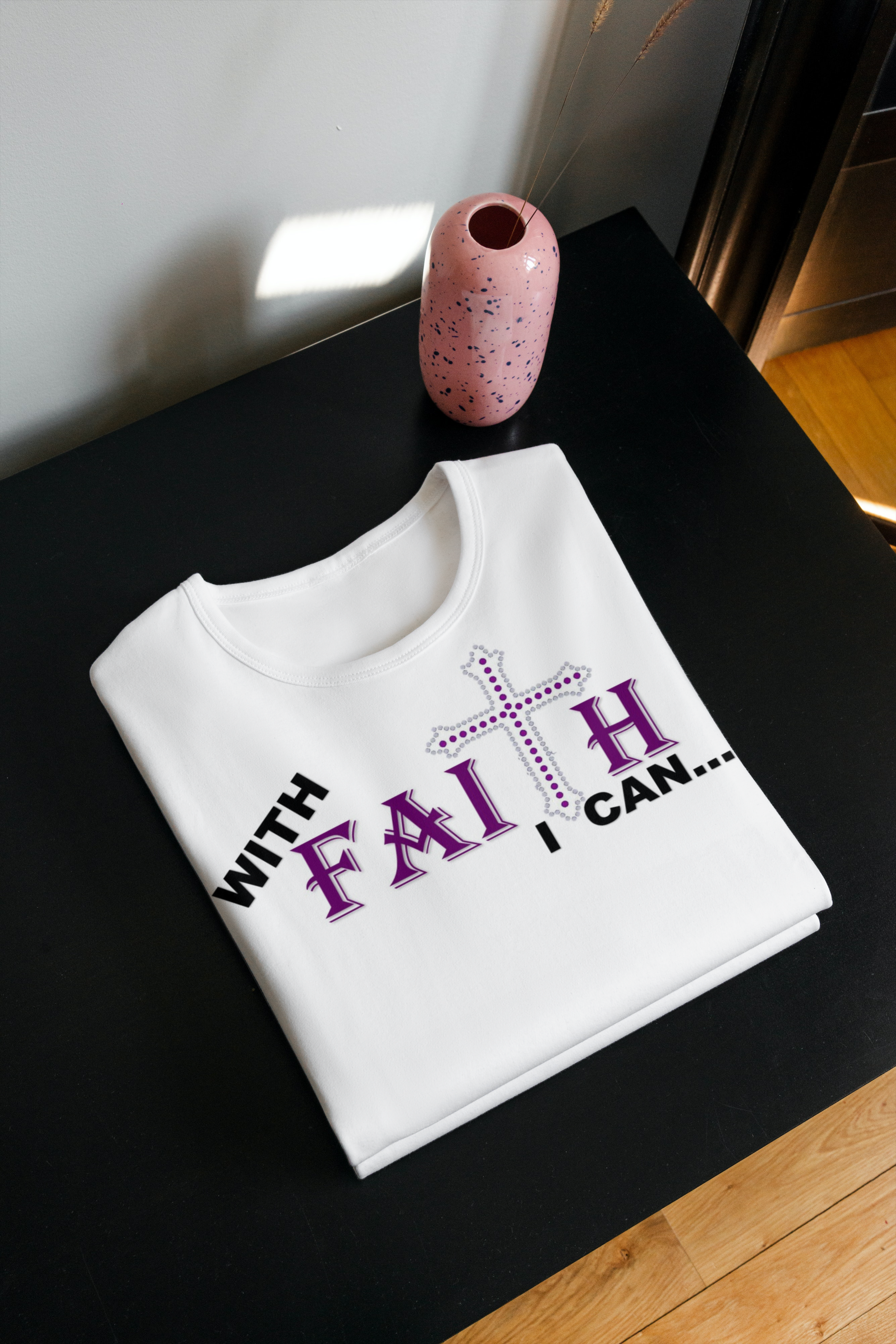 With Faith Statement Tee