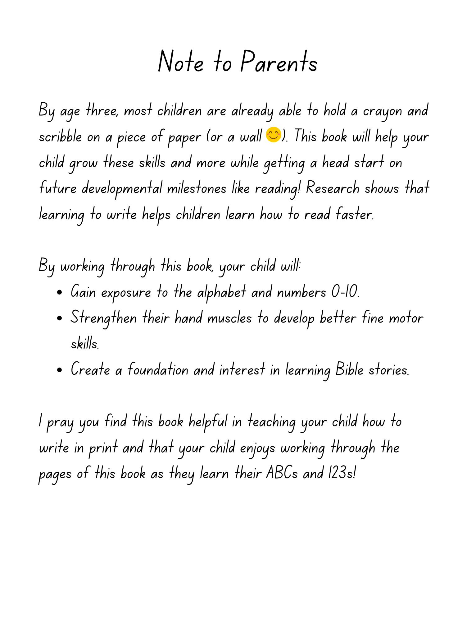Letters & Numbers Tracing Book For Ages 3+