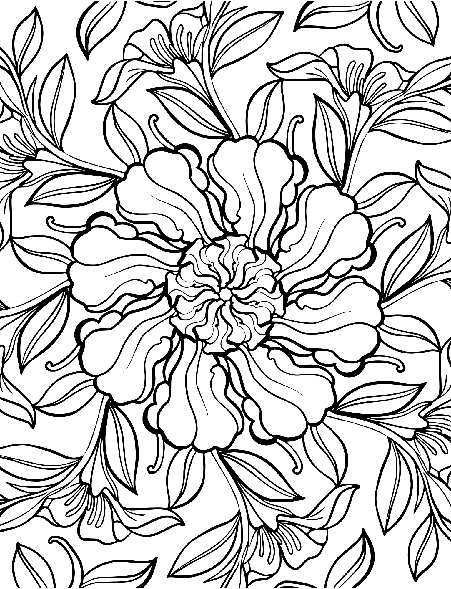 Serene Coloring Book
