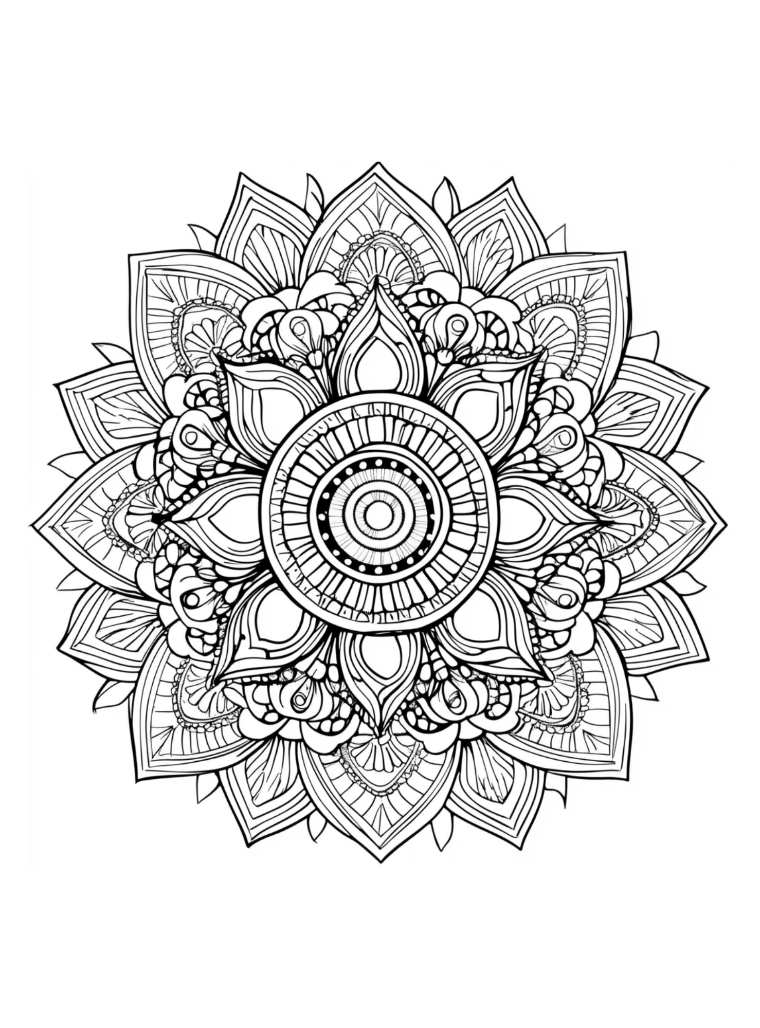 Spiritual Meditation Coloring Book
