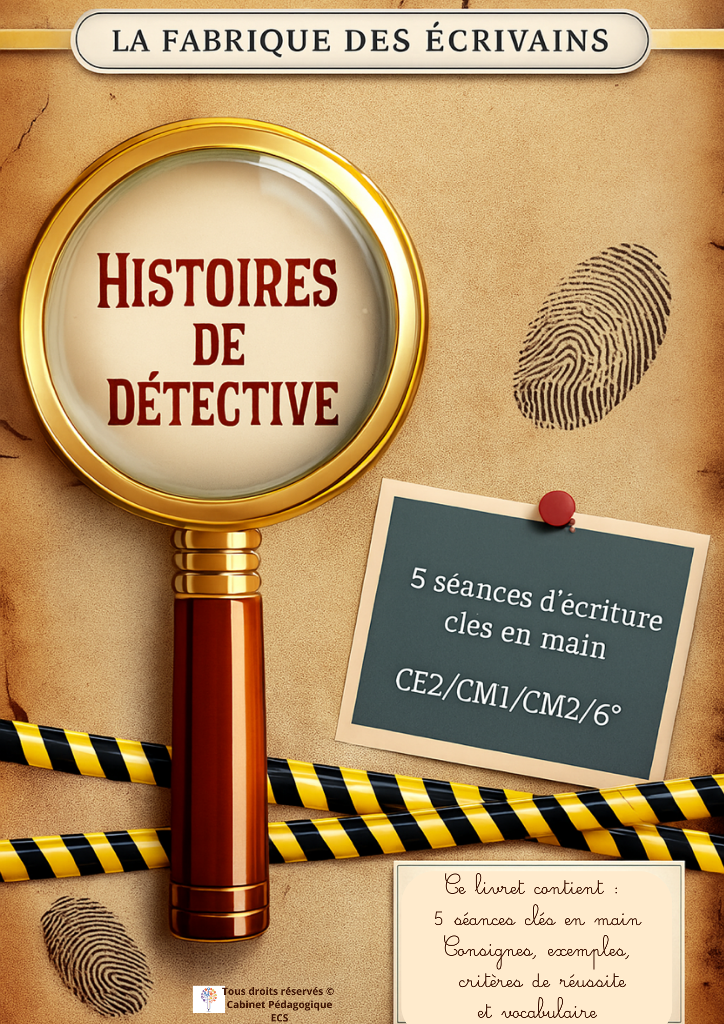 Histoires de détective - Collection La fabrique des écrivains