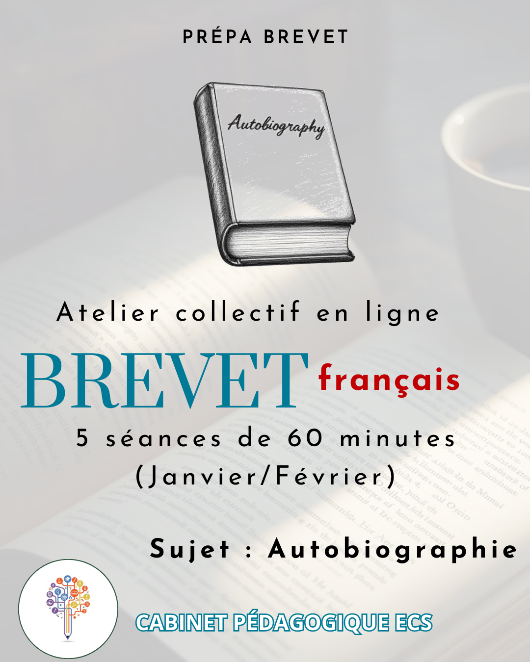Atelier Prépa BREVET - FRANÇAIS -  En LIGNE OU EN REPLAY