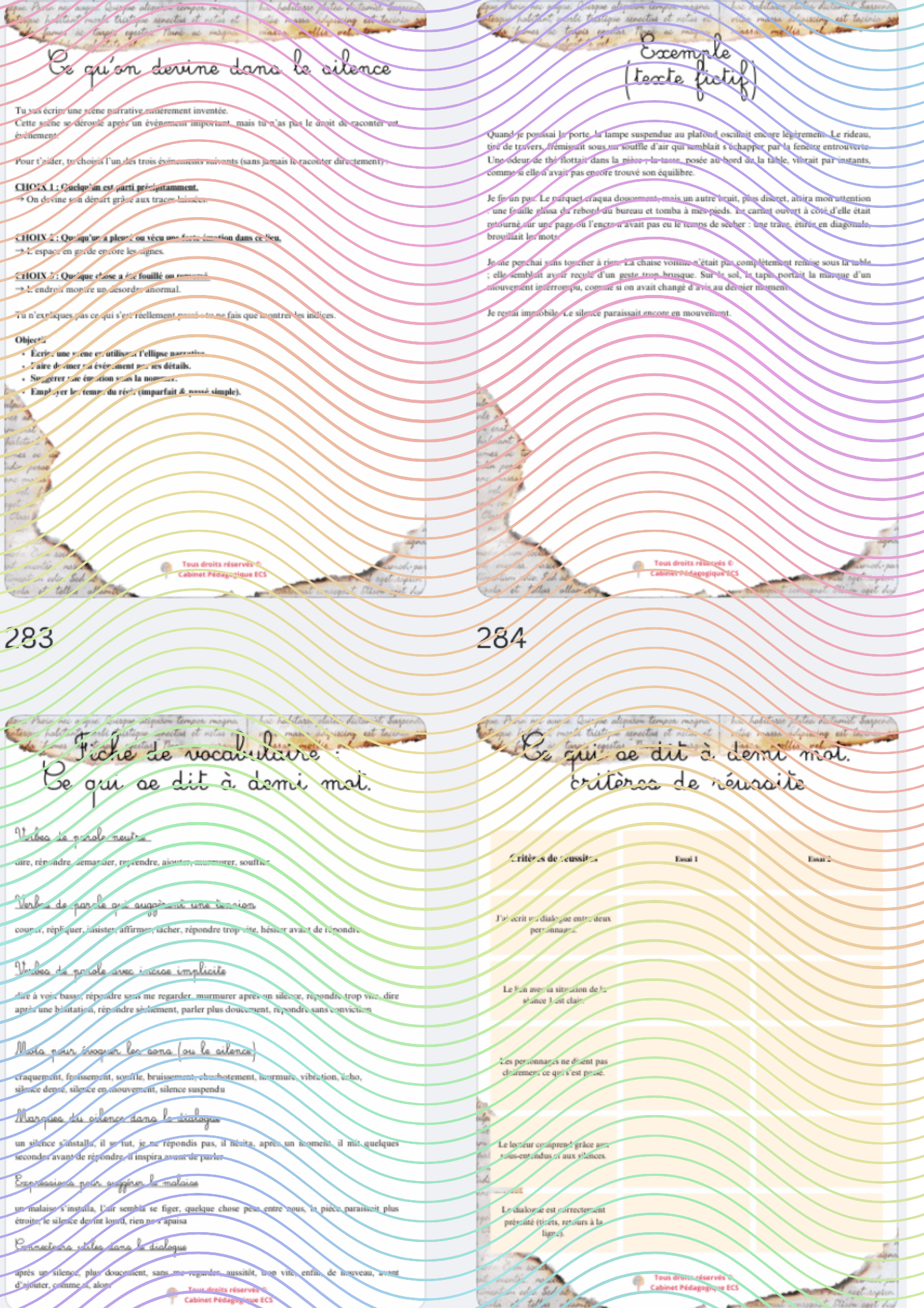 Entre les lignes - Collection La fabrique des écrivains