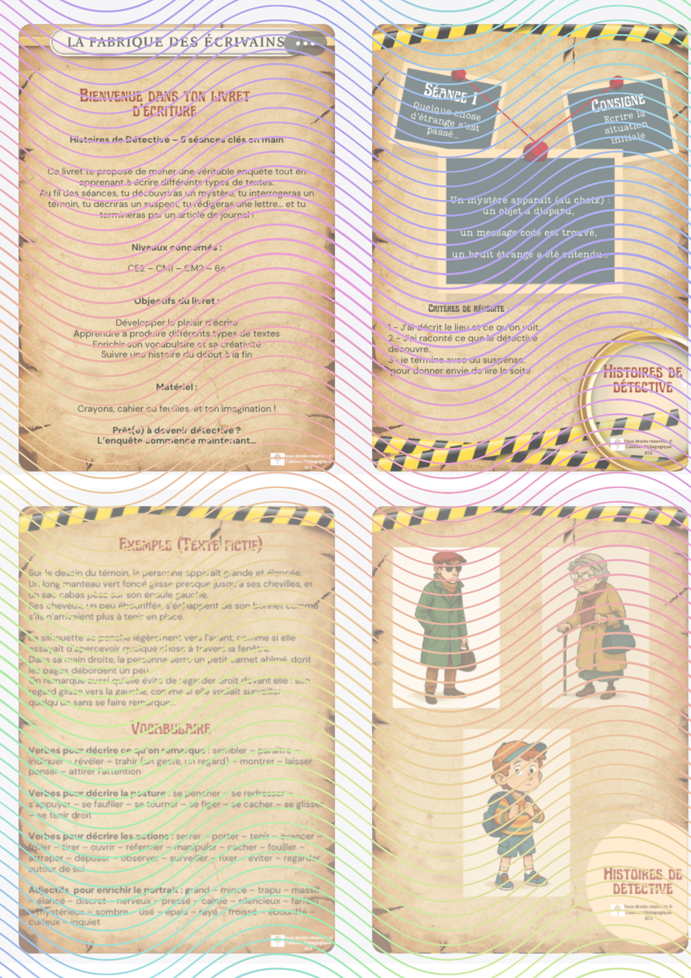 Histoires de détective - Collection La fabrique des écrivains