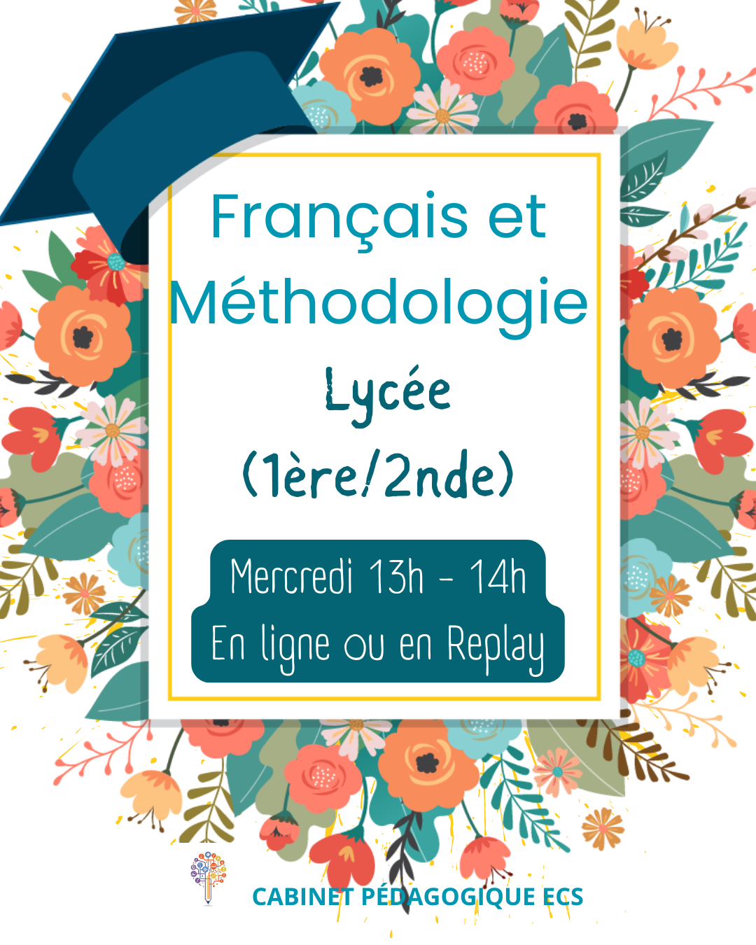 Atelier LYCÉE (2NDE/1ÈRE/BAC) - Français et Méthodologie - EN LIGNE OU EN REPLAY