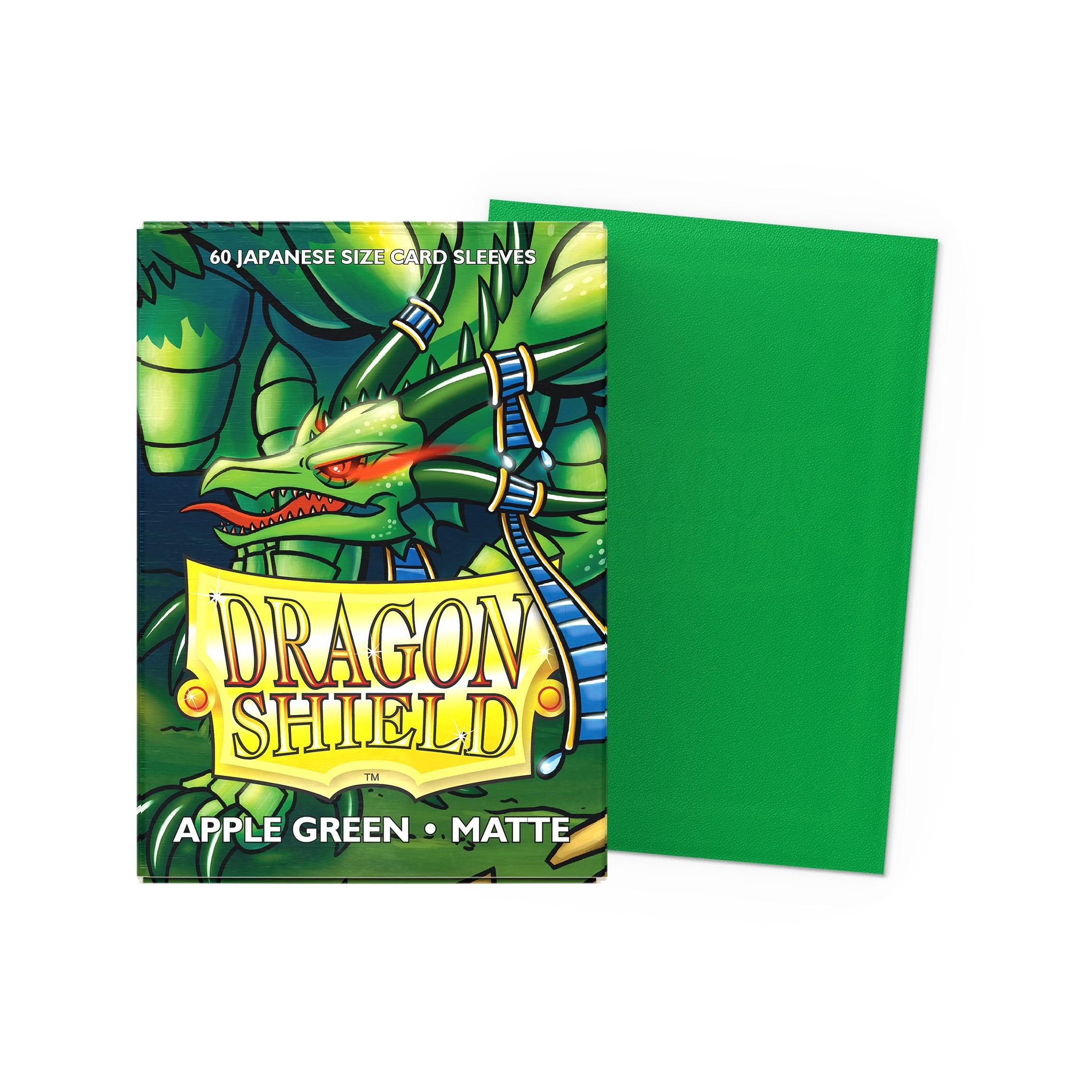 Protectores Dragon Shield Matte Japanes 60 unidades - Apple Green