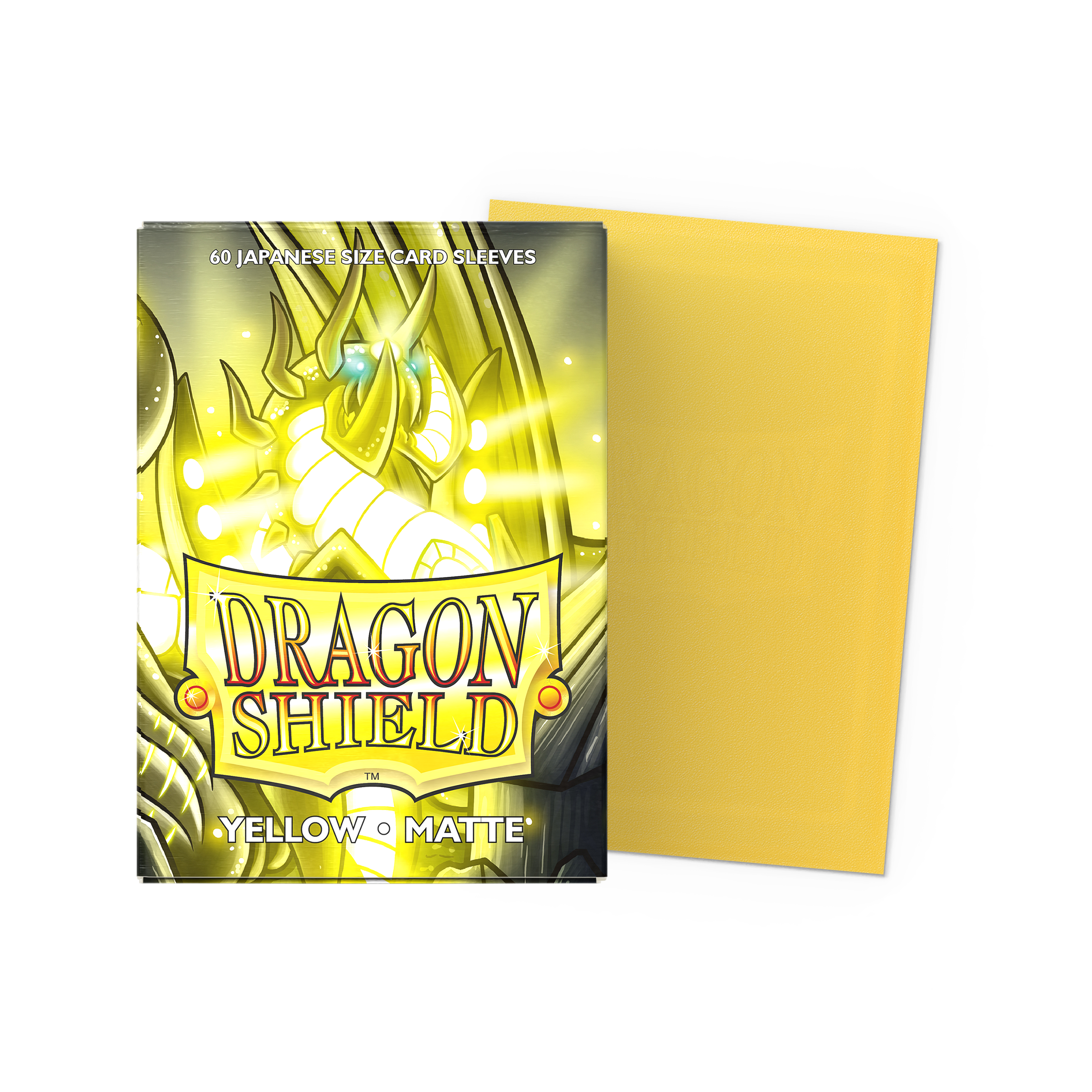 Protectores Dragon Shield Matte Japanes 60 unidades - Yellow