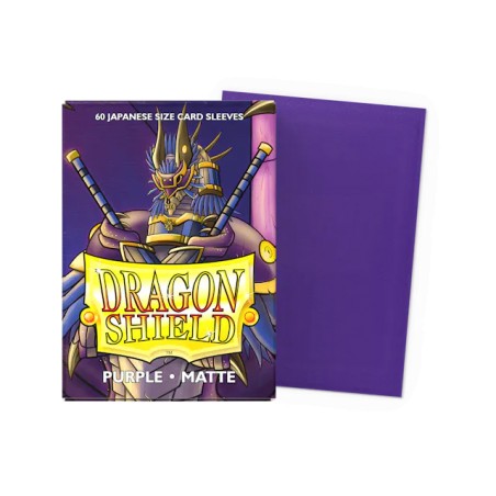 Protectores Dragon Shield Matte Japanes 60 unidades - Purple