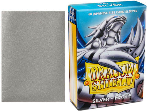 Protectores Dragon Shield Matte Japanes 60 unidades - Silver