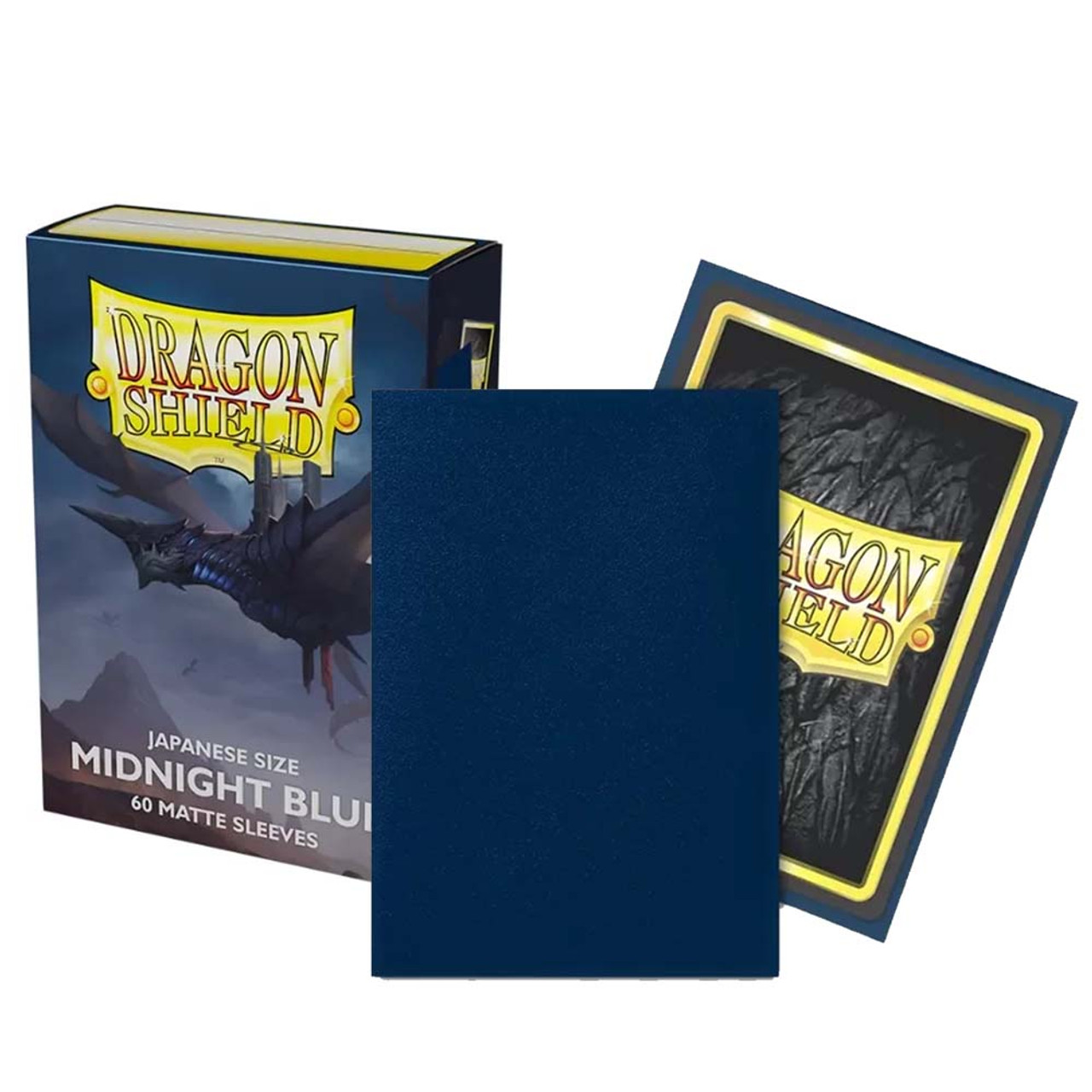Protectores Dragon Shield Matte Japanes 60 unidades - Midnight Blue