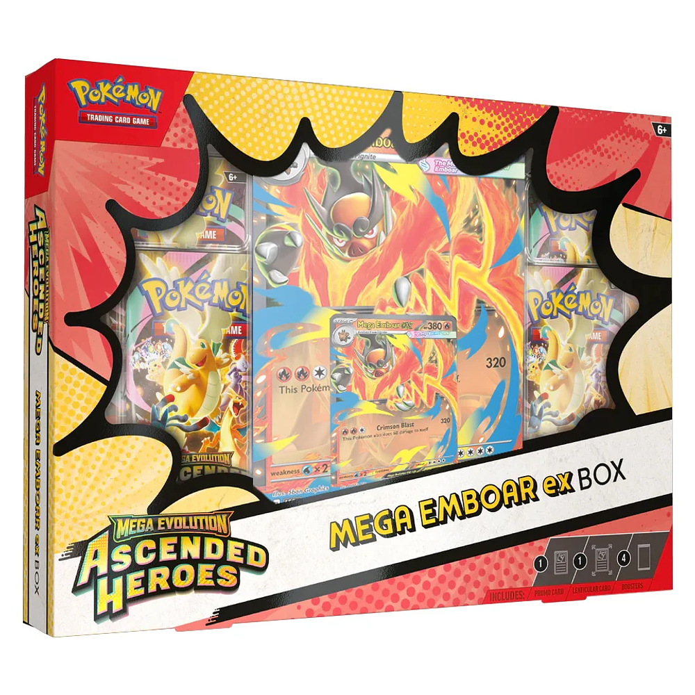 Mega Emboar EX Box Pokémon