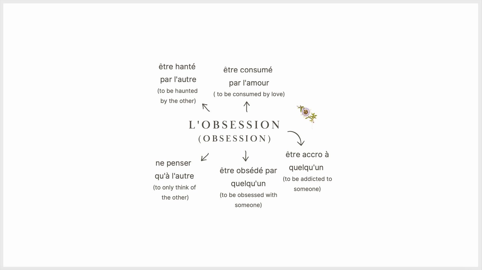 Word Maps Bridgerton: L'amour & La Passion