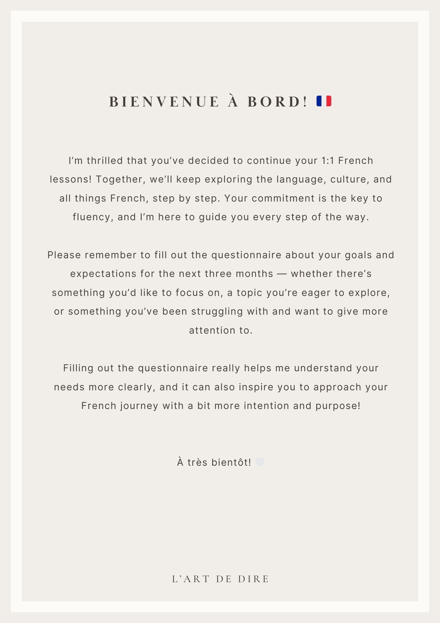 Pack de cours : AUTOMNE 🥐
