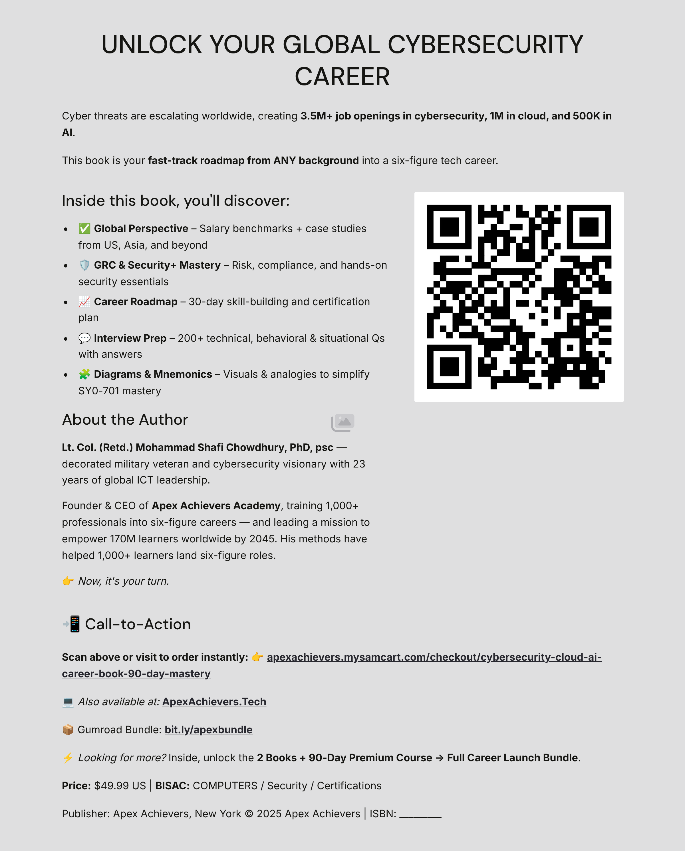 Cybersecurity Fast-Track Blueprint