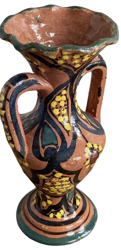 Hand-Painted Ceramic Vase