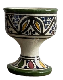 Hand-Painted Ceramic Egg Cup