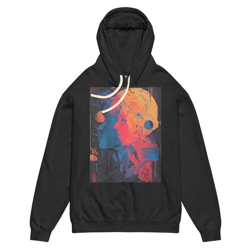 Unisex garment-dyed lightweight hoodie