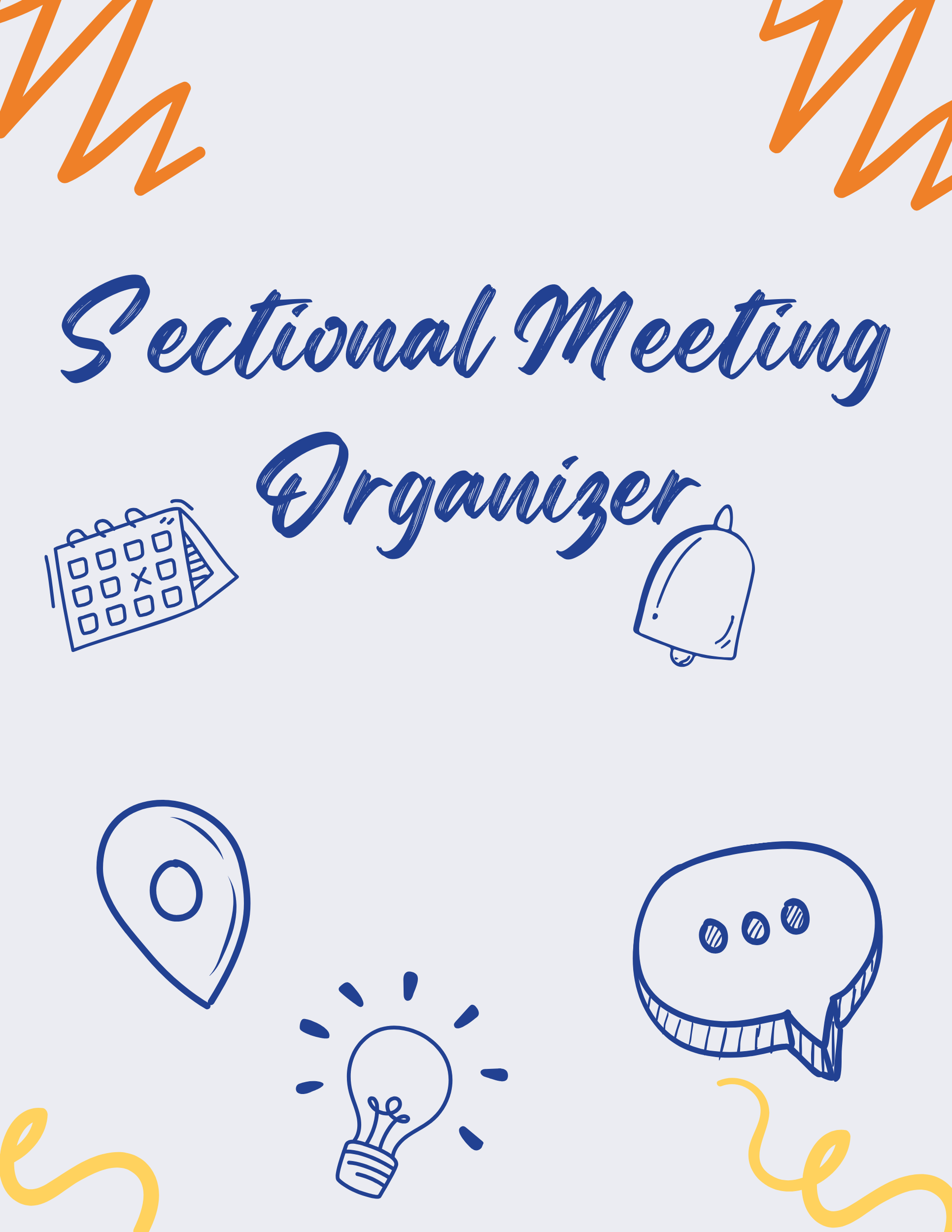 Sectional Meeting Organizer