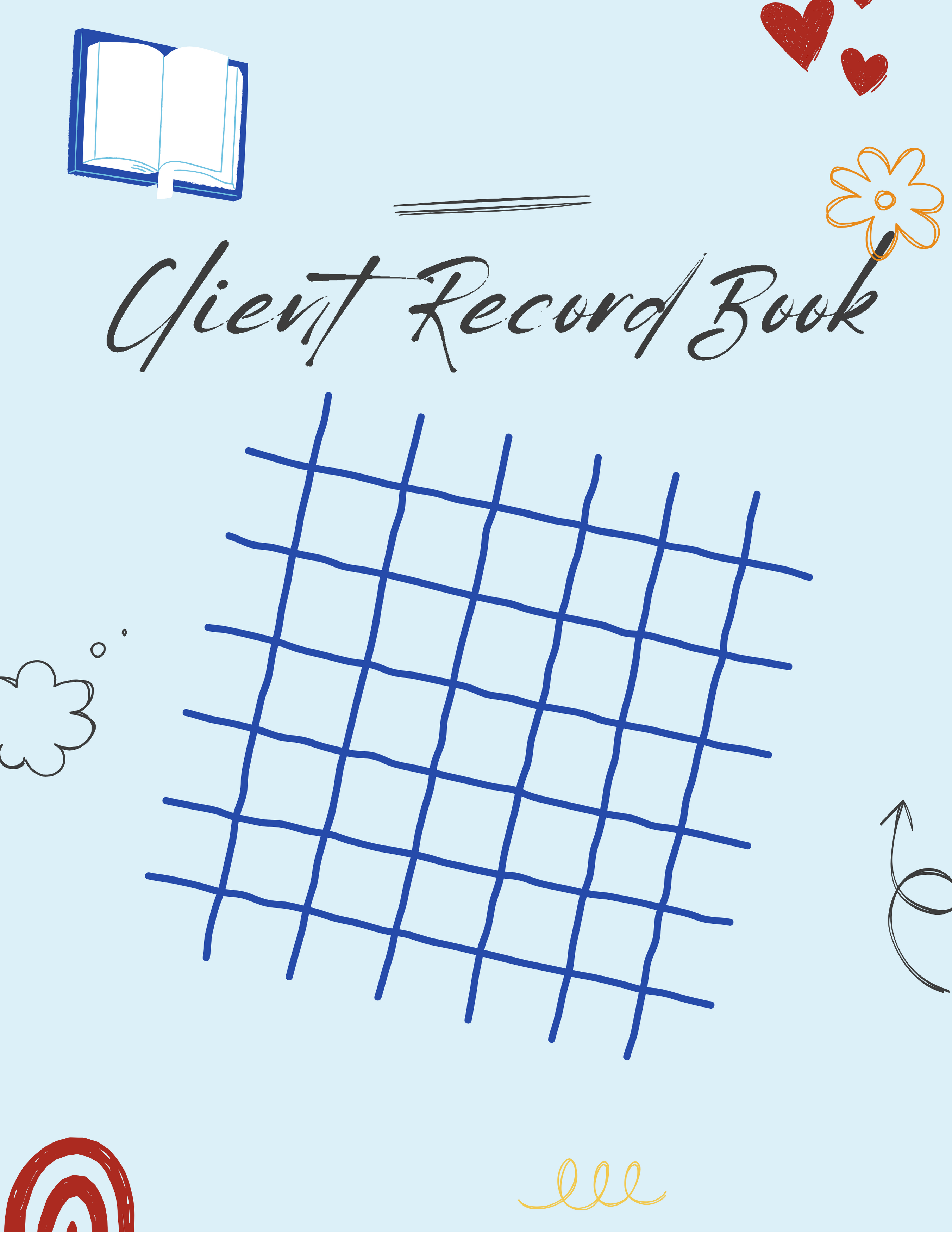 Client Record Book (A-Z Alphabet)