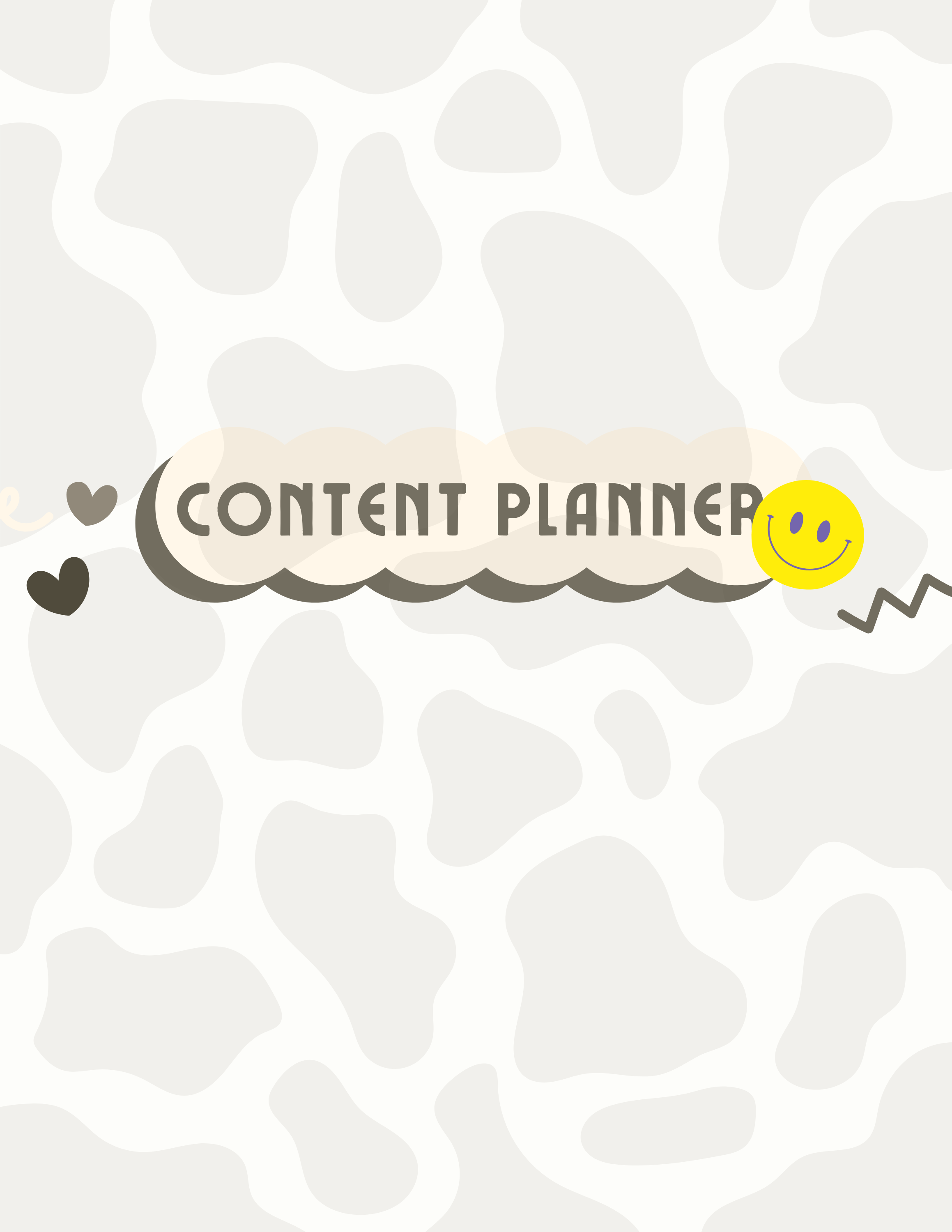 Content Planner (Printable)