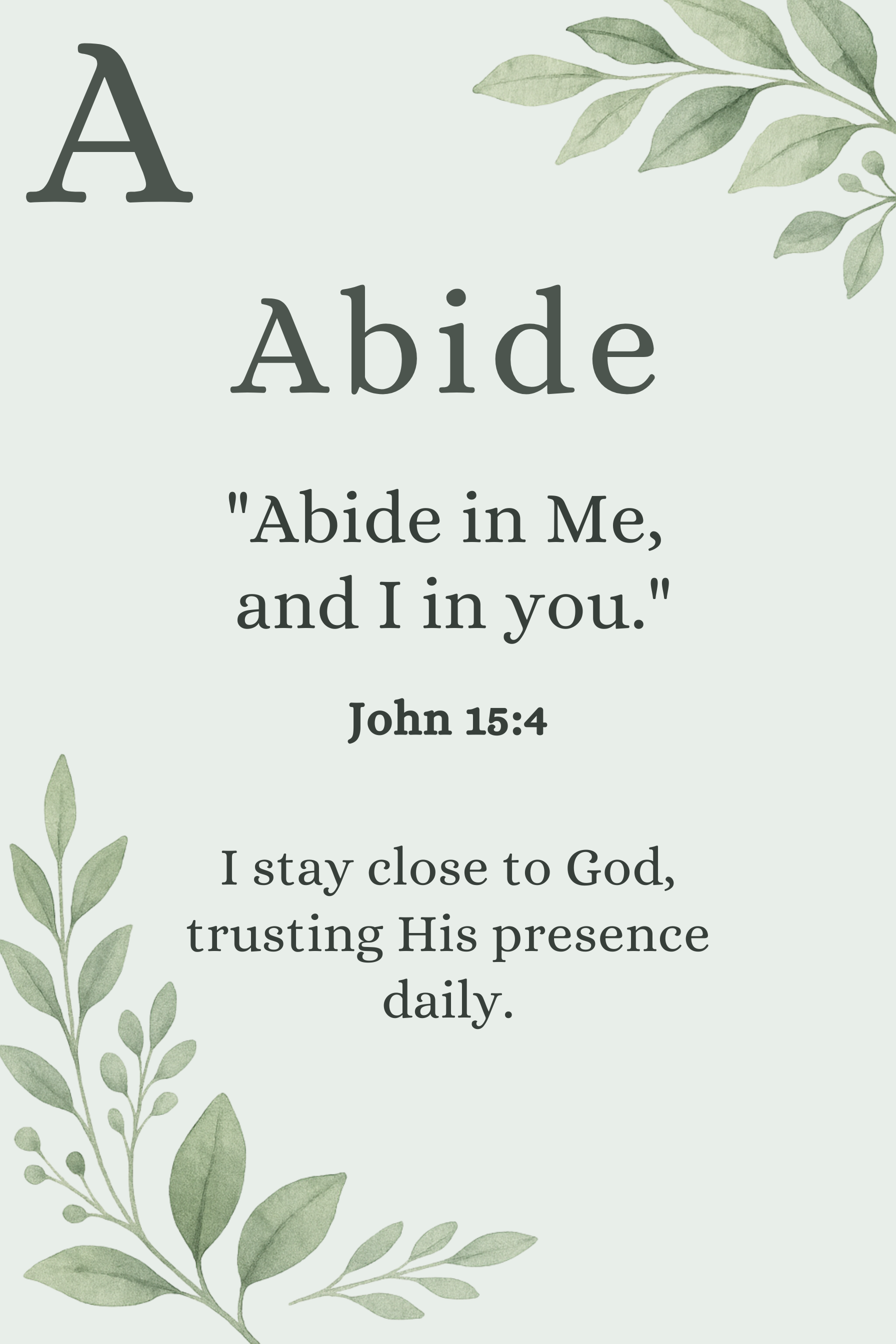 Alphabet Devotional Cards: Daily Faith Affirmations from A to Z